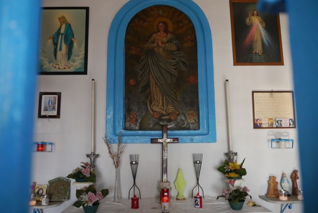 Interior of the little Chapel of the Immaculate Conception, Malta. 