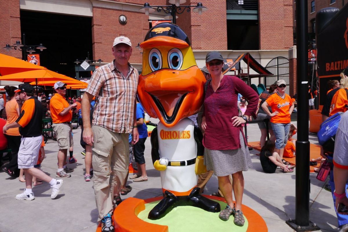 At the Orioles Park, Baltimore.