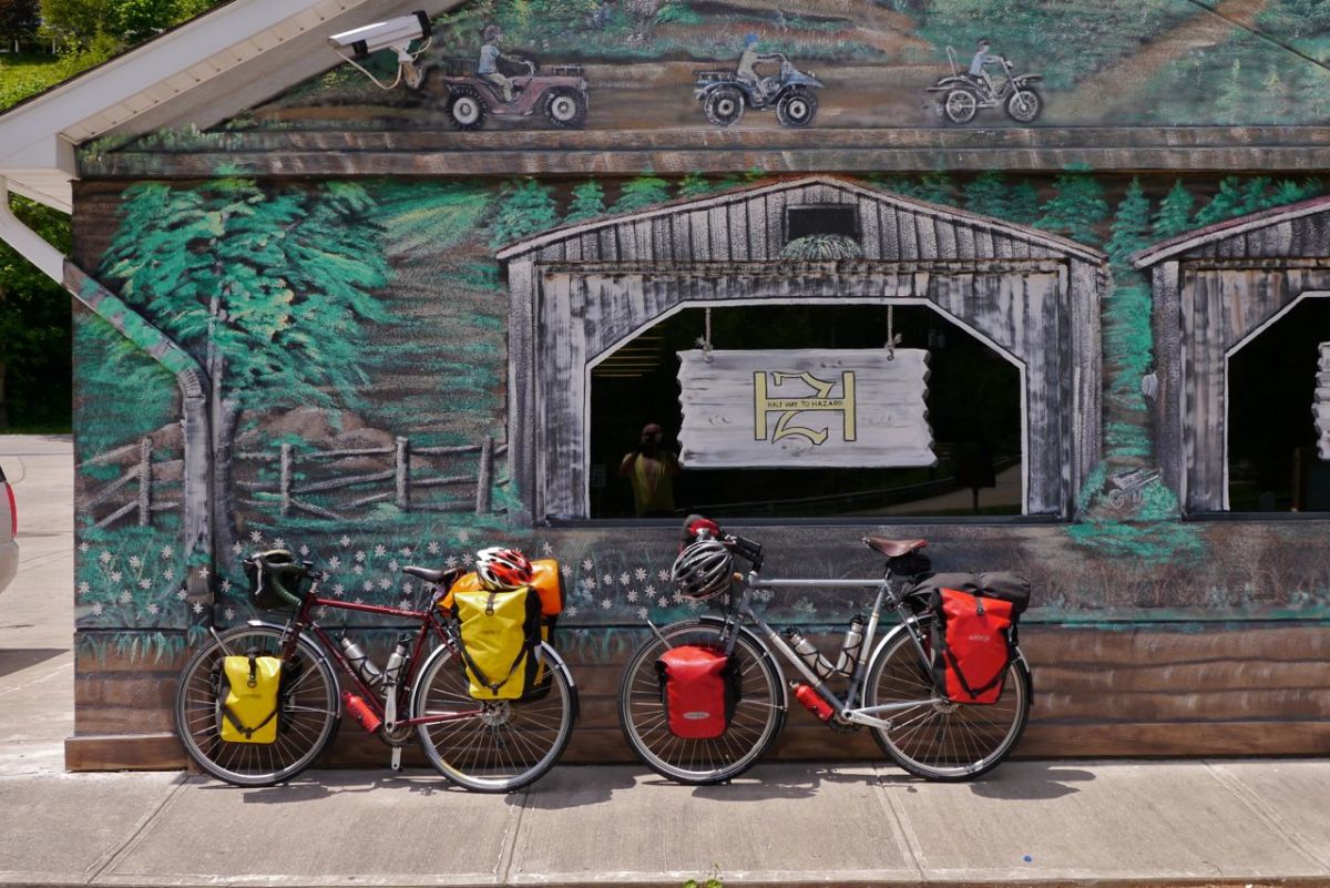 Mural and bikes, Buckhorn, KY.